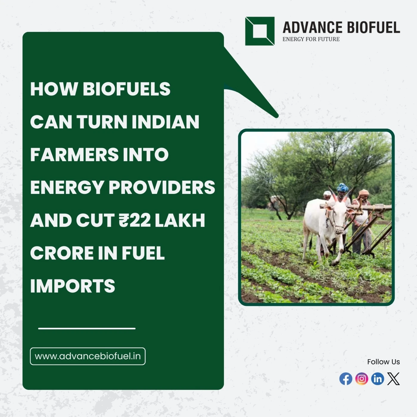 How Biofuels Can Turn Indian Farmers into Energy Providers—and Cut ₹22 Lakh Crore in Fuel Imports